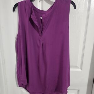 Sleeveless Purple Women's Top